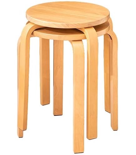 Amazon.co.jp: Mangowood スタッキングチェア 木製 スツール 4脚セット Amazon.co.jp: Mangowood スタッキングチェア 木製 スツール 4脚セット